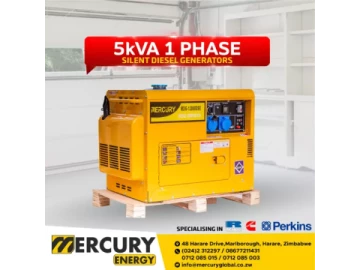 5kVA Single Phase Diesel Silent Generator