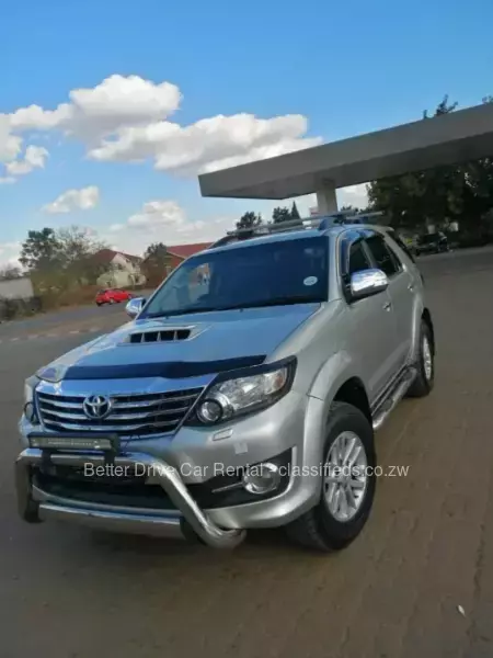 Toyota Fortuner d4d for hire