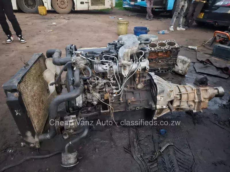 5L Complete Engine With Gearbox