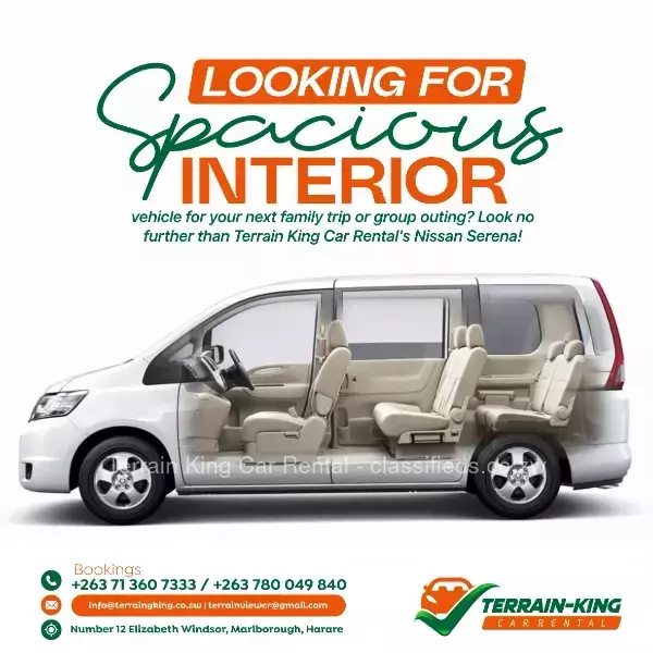 NISSAN SERENA 7 SEATER for hire - it's affordable!! From