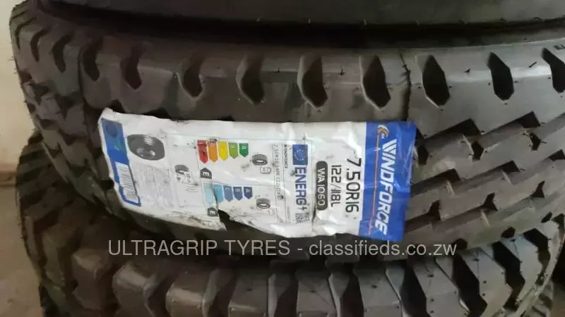 Brand new Windforce 7.50R16 Tyre Tube and Flap