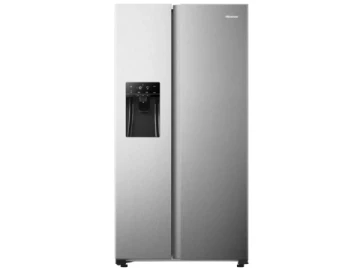 Hisense 498L Side By Side Brushed Stainless Steel H690SS-IDL-WD.