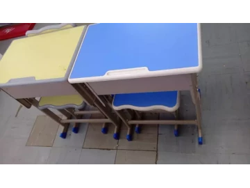 School Desk and Chair height adjustable