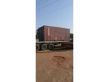 20ft Accident damaged container