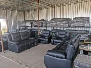 Sentosa bonded leather 7 seater